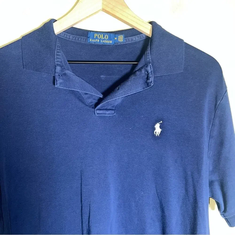 NWOT POLO RALPH LAUREN navy short sleeve polo M